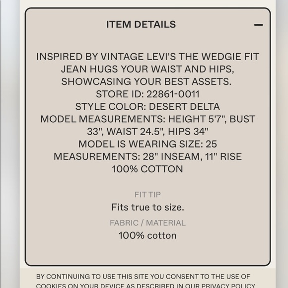 Levi’s wedgie jean - Picture 10 of 10